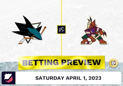 Sharks vs. Coyotes Prediction and Odds - Apr 1, 2023