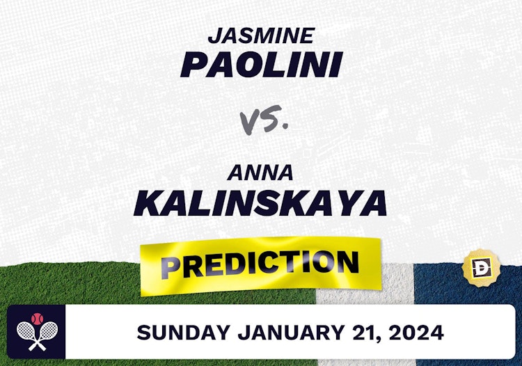 Jasmine Paolini vs. Anna Kalinskaya Prediction, Odds, Picks for Australian Open 2024