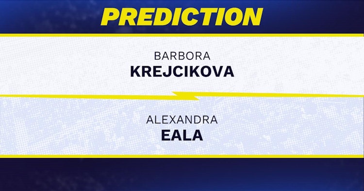 Barbora Krejcikova vs Alexandra Eala Tennis Prediction.