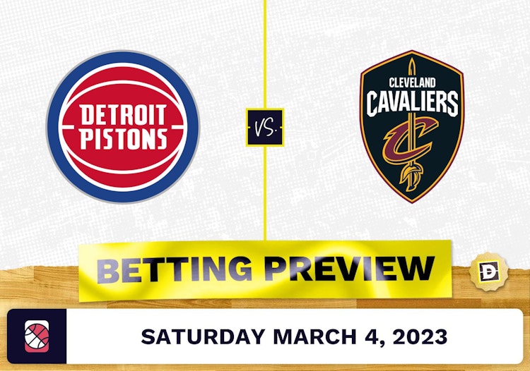 Pistons vs. Cavaliers Prediction and Odds - Mar 4, 2023