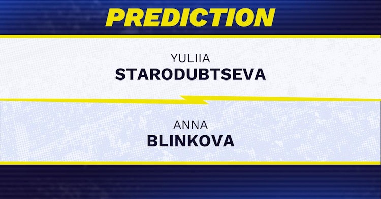 Yuliia Starodubtseva vs Anna Blinkova Tennis Prediction.