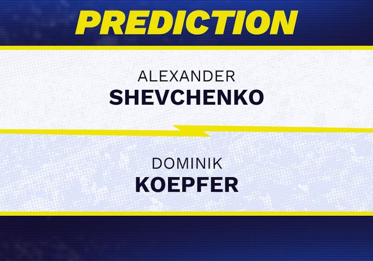 Alexander Shevchenko vs Dominik Koepfer Tennis Prediction.