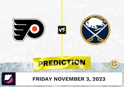 Flyers vs. Sabres Prediction and Odds - November 3, 2023