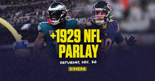 NFL Saturday Parlay: Four prop picks in Eagles-Commanders and Packers-Bears at +1929 odds