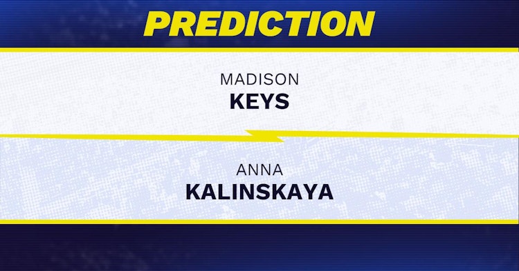 Madison Keys vs Anna Kalinskaya Tennis Prediction.