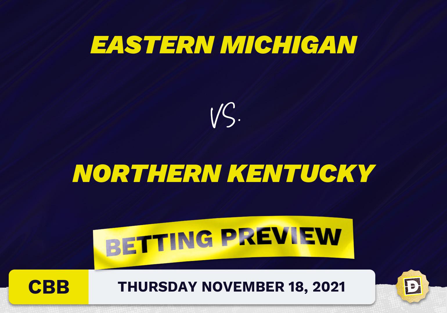 Eastern Michigan vs. Northern Kentucky CBB Predictions and Odds - Nov 18, 2021