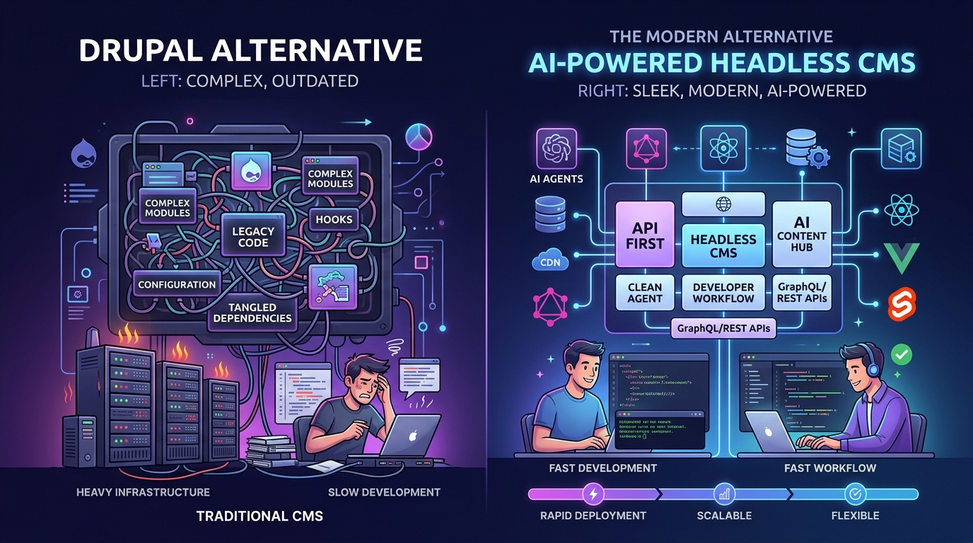 The Drupal Alternative Built for AI