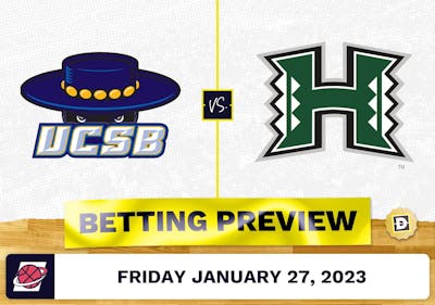 UC Santa Barbara vs. Hawaii CBB Prediction and Odds - Jan 27, 2023