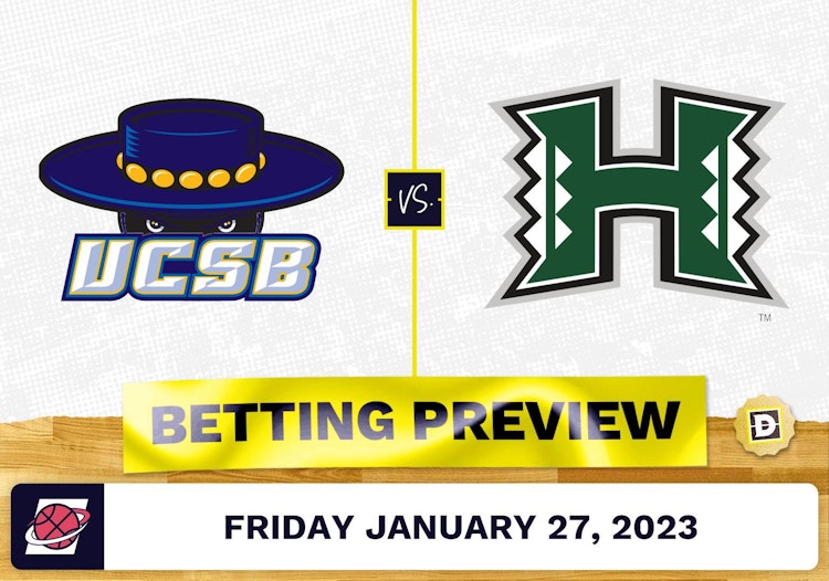 UC Santa Barbara vs. Hawaii CBB Prediction and Odds - Jan 27, 2023