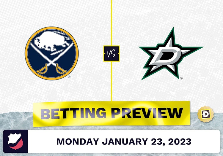 Sabres vs. Stars Prediction and Odds - Jan 23, 2023