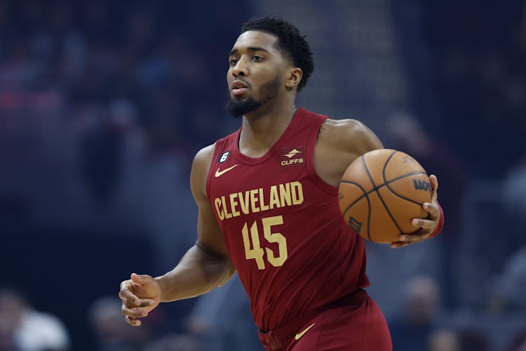 Donovan Mitchell of the Cleveland Cavaliers.