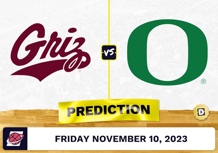 Montana vs. Oregon Basketball Prediction - November 10, 2023