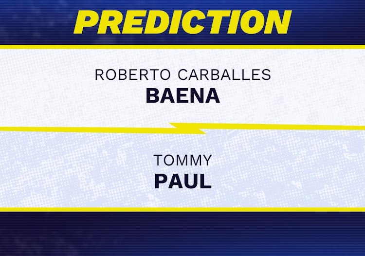 Roberto Carballes Baena vs Tommy Paul Tennis Prediction.