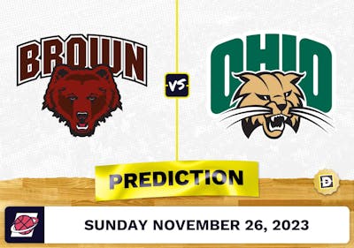 Brown vs. Ohio Basketball Prediction - November 26, 2023
