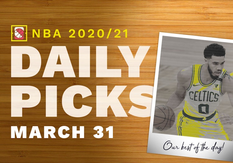 Best NBA Betting Picks and Parlays: Wednesday March 31, 2021