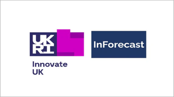 Innovate UK logo, Inforecast logo