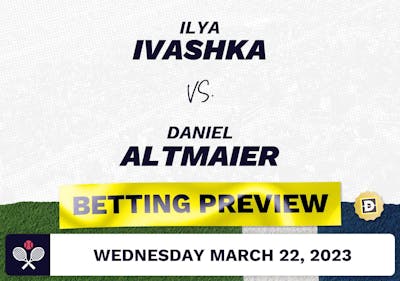 Ilya Ivashka vs. Daniel Altmaier Predictions - Mar 22, 2023