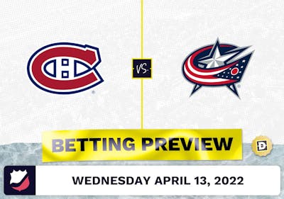 Canadiens vs. Blue Jackets Prediction and Odds - Apr 13, 2022