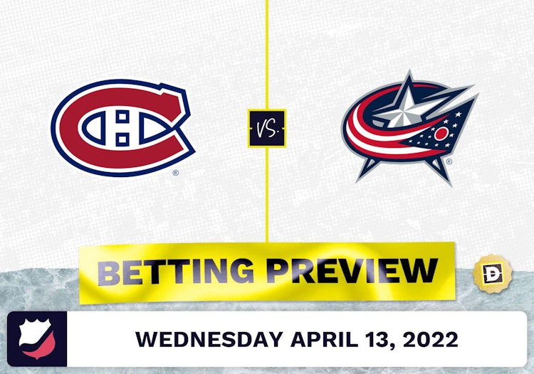 Canadiens vs. Blue Jackets Prediction and Odds - Apr 13, 2022