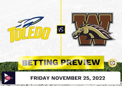 Toledo vs. Western Michigan CFB Prediction and Odds - Nov 25, 2022