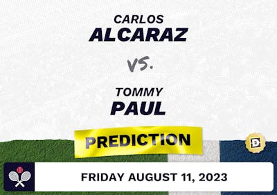 Carlos Alcaraz vs. Tommy Paul Prediction - Canadian Open 2023