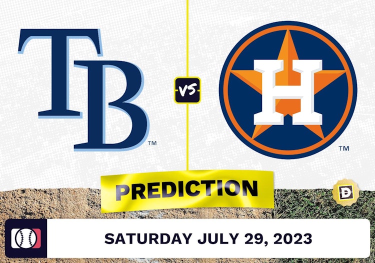 Rays vs. Astros Prediction for MLB Saturday [7/29/2023]