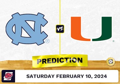 North Carolina vs. Miami (FL) Prediction, Odds, College Basketball Picks [2/10/2024]