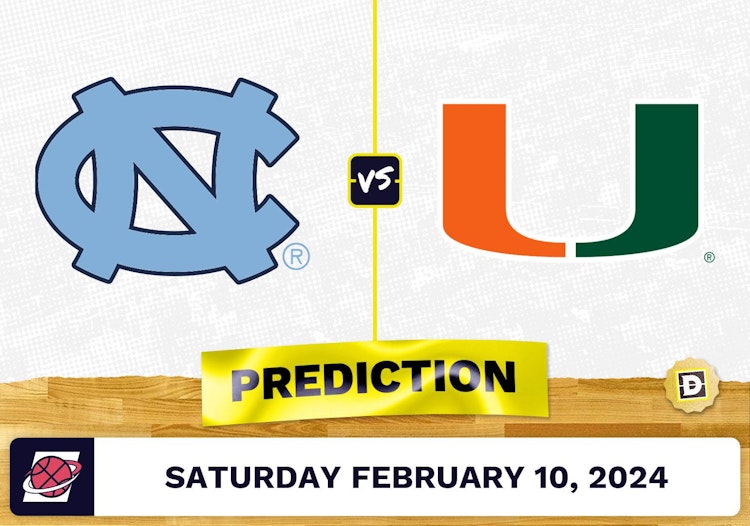 North Carolina vs. Miami (FL) Prediction, Odds, College Basketball Picks [2/10/2024]