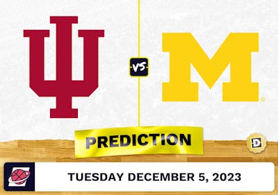 Indiana vs. Michigan Basketball Prediction - December 5, 2023