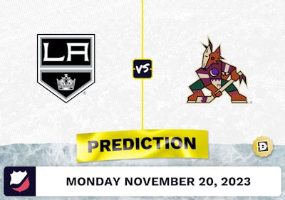 Kings vs. Coyotes Prediction and Odds - November 20, 2023