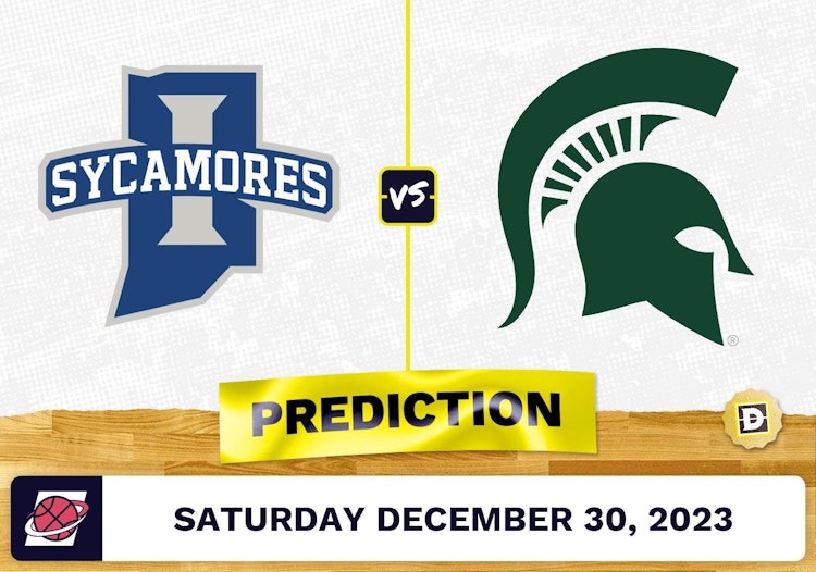 Indiana State vs. Michigan State Prediction, Odds, College Basketball Picks  [12/30/2023]