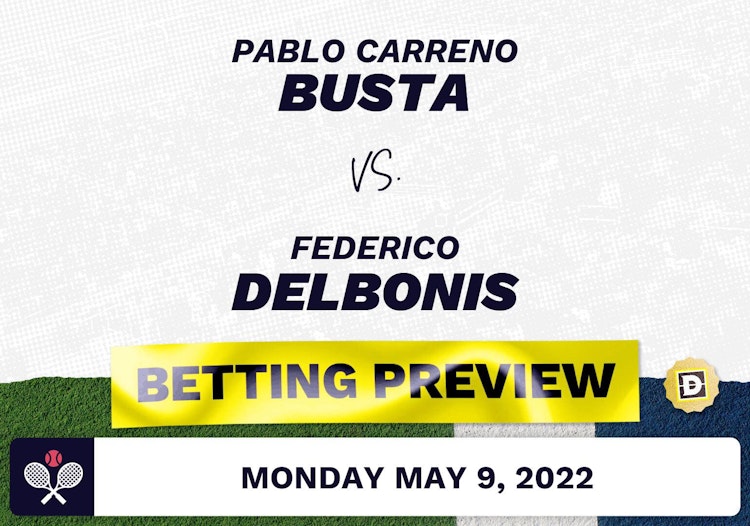 Pablo Carreno Busta vs. Federico Delbonis Predictions - May 9, 2022