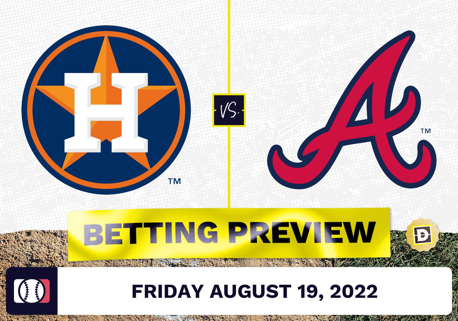 Astros vs. Braves Prediction and Odds - Aug 19, 2022