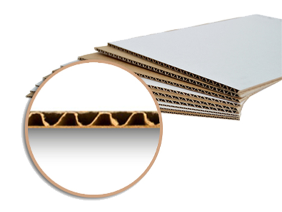 Impression panneau carton micro-cannelure usage intérieur