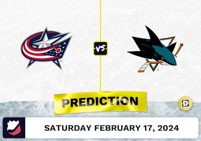 Columbus Blue Jackets vs. San Jose Sharks Prediction, Odds, NHL Picks [2/17/2024]