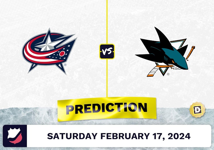 Columbus Blue Jackets vs. San Jose Sharks Prediction, Odds, NHL Picks [2/17/2024]