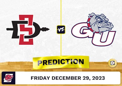 San Diego State vs. Gonzaga Prediction, Odds, College Basketball Picks  [12/29/2023]