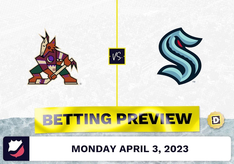 Coyotes vs. Kraken Prediction and Odds - Apr 3, 2023