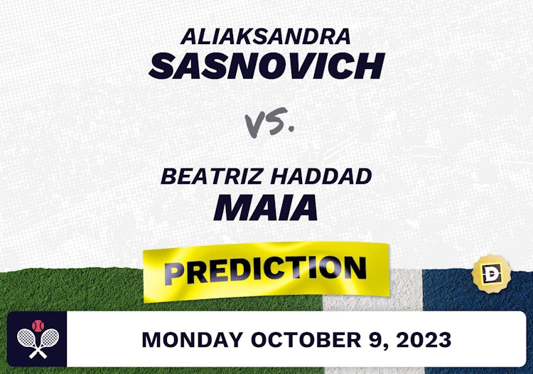 Aliaksandra Sasnovich vs. Beatriz Haddad Maia Prediction - WTA Hong Kong 2023