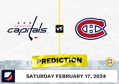 Washington Capitals vs. Montreal Canadiens Prediction, Odds, NHL Picks [2/17/2024]