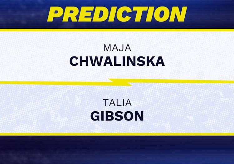 Maja Chwalinska vs Talia Gibson Tennis Prediction.