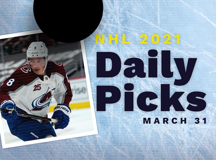 Best NHL Betting Picks and Parlays: Wednesday March 31, 2021