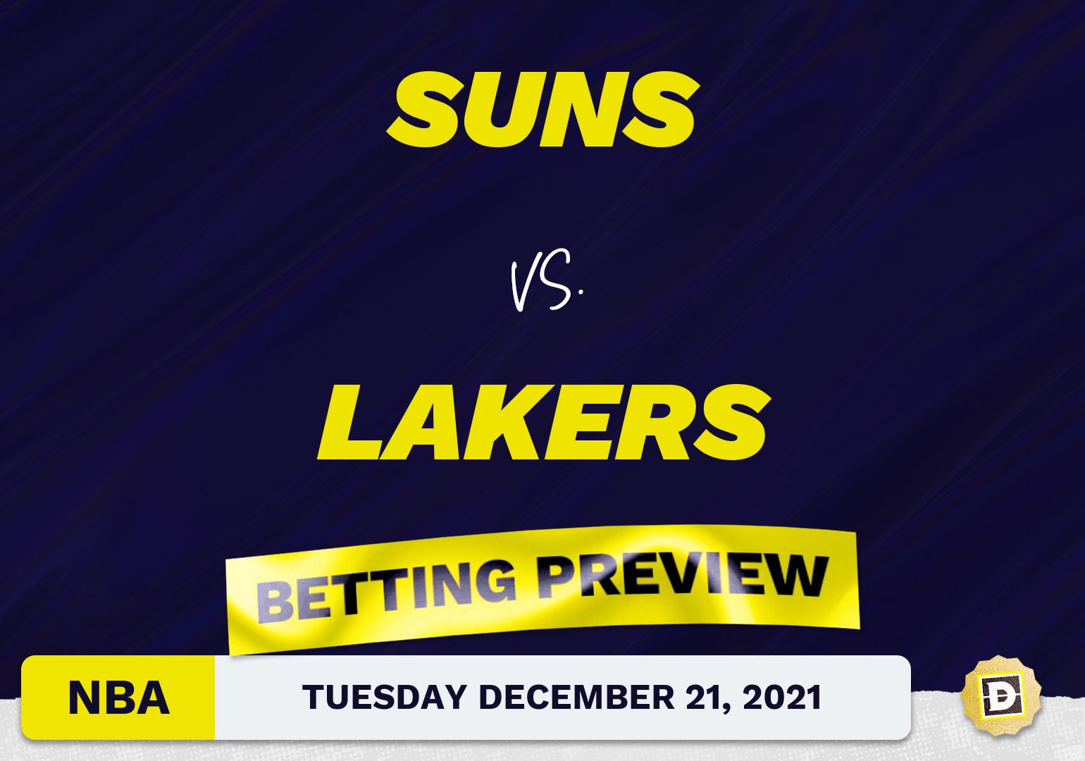 Suns vs. Lakers Predictions and Odds - Dec 21, 2021