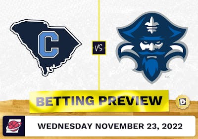 Citadel vs. New Orleans CBB Prediction and Odds - Nov 23, 2022
