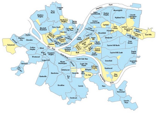 Pittsurgh homeownership map