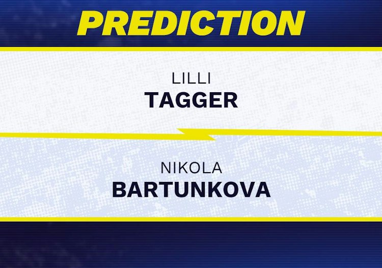 Lilli Tagger takes on Nikola Bartunkova in WTA Wuhan action.