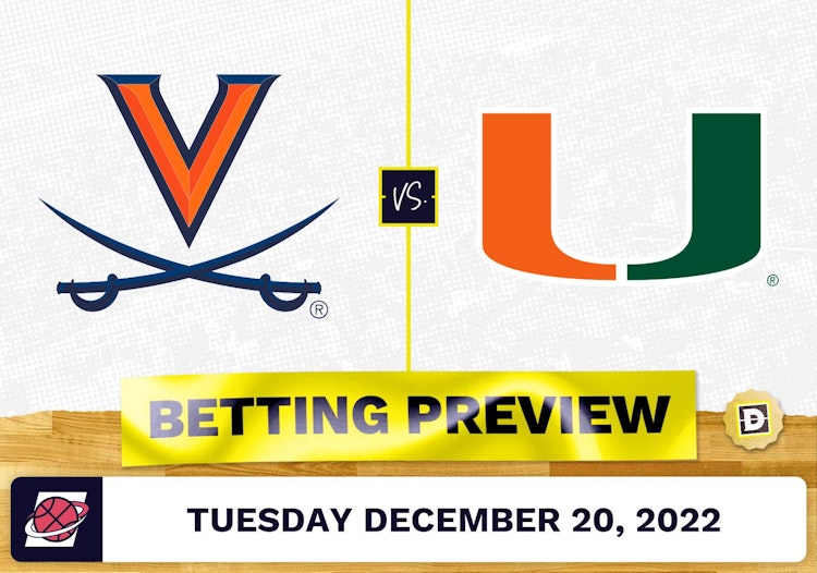 Virginia vs. Miami (FL) CBB Prediction and Odds - Dec 20, 2022