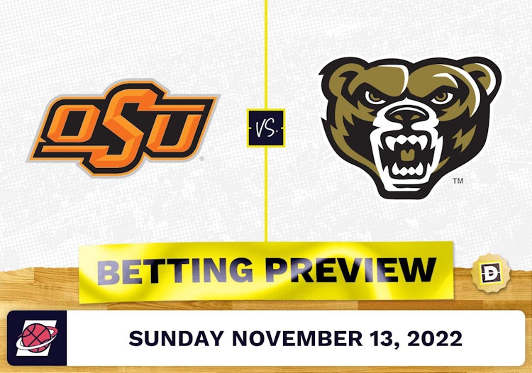 Oklahoma State vs. Oakland CBB Prediction and Odds - Nov 13, 2022