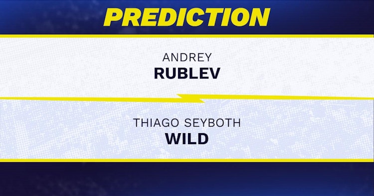 Andrey Rublev vs Thiago Seyboth Wild Tennis Prediction.