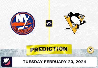 NY Islanders vs. Pittsburgh Penguins Prediction, Odds, NHL Picks [2/20/2024]